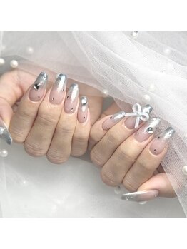 レディスペネイル ノマエ 名駅店(Redispe nail nomae)/マグネットグラデーションネイル