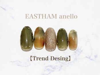 イーストハムアネーロネイル(EAST HAM anello nail)/9・10月定額シンプルデザイン