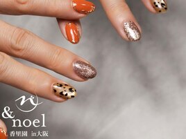 ブラックヒョウ柄ネイル