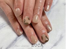 ネイルアトリエルカ(nail atelier LUCA)/W-488 大人ブロッキングネイル