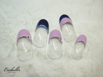 アンベリール 横浜店(Embellir)/（402）Wフレンチネイル