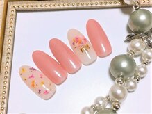 ヨロ(YOLO)/春ネイル/押し花/ドライフラワー