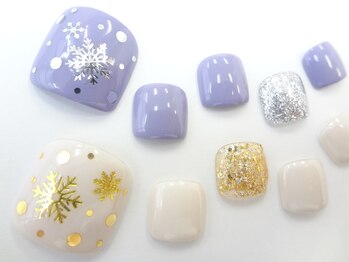 ネイルサロン クイール 小山店(NAIL SALON QUILL)/雪の結晶