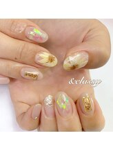 アンドクラッシィ(&classy.)/夏の向日葵ネイル