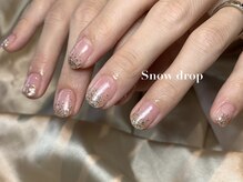 スノー ドロップ(Snow drop)/ラメグラデーション