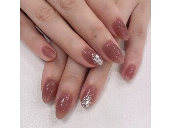 ハーティーネイル hearty nail 溝の口店/シースルーネイル