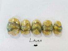 ローラポンポニー(Laura pomponnee)/metallic パラジェル/フィルイン