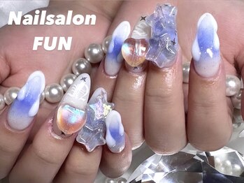 ファン(FUN)/★スカルプ10本アート乗せ放題