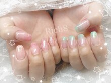 ネイルアンドまつげエクステ リッチエイト 原宿店(Rich8)/2色選択可◎ラメグラデーション