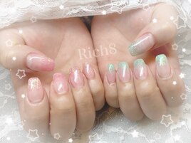 2色選択可◎ラメグラデーション