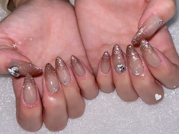 アルティノ ネイル ガーデン(altino nail garden)/フラッシュ/グラデーション/冬