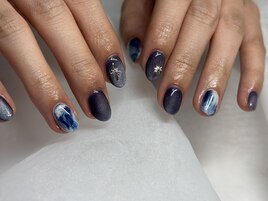 定額デザイン　ニュアンスネイル