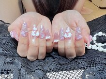 ナナネイル(Nana Nail)/ ピンクラメマイメロディネイル