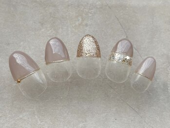 シエルネイルスタジオ 新宮店(Ciel nail studio)/【定額★上品シンプル】No.3
