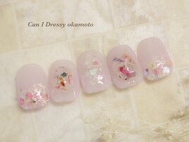 花びらネイル