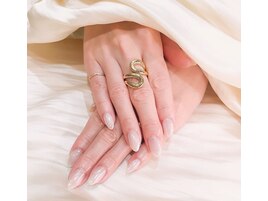 大人シンプル自爪ミラーホワイト