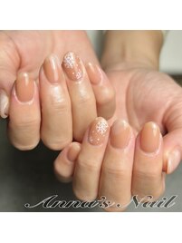 雪の結晶ネイル