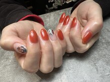 サンカリネイル バイ ヴァラ イオンモール新居浜店(sankari nail by VALLA)/ポイントにニュアンスデザイン