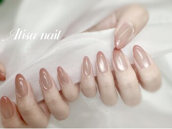 アリサネイル(ALISA NAIL)の写真/上品な大人ネイルで指先を美しく…♪シンプル上品なデザインだからオフィスにも◎丁寧なケアでモチもUP！
