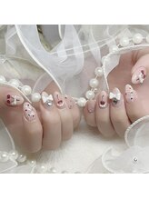 メル バイ ウィリートーキョー(MELL by wellytokyo)/持ち込み　さくらんぼネイル