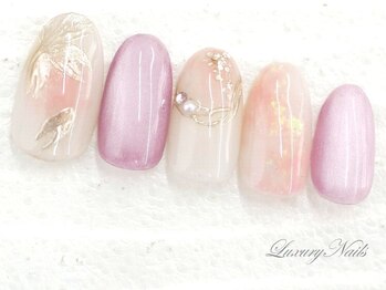 ラグジュアリーネイルズ オオミヤ(Luxury Nails Omiya)/奥行*桜ピンクNail
