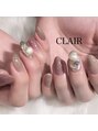 クレール アンド フリル アイビューティー イオン前店(CLAIR) *ミラーネイルとパールで女性らしくちょっと個性的に♪<高知市>