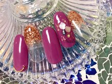 ネイルサロン カラーエイト(Nailsalon COLOR.8)/ワンカラー・ラメグラデーション