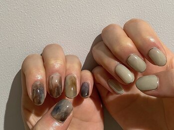 ネイル アバンス 西梅田店(Nail AVANCE.)/ニュアンスネイル/ネイル