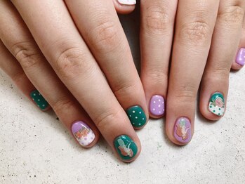 ヘアーアンドネイル ルシア(Hair&Nail Lucia)/シールアートデザイン