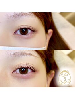 サロンドソレイユ 八事店(Salon de Soleil)/まつげパーマ+ブラックティント