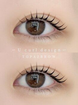 トパーズブロウ 宇都宮平松店(TOPAZ BROW)/Uカールデザイン