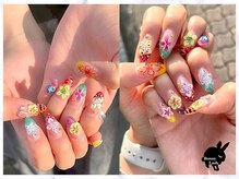 バニーラッシュ(Bunny Lash)/【持ち込みデザインネイル】
