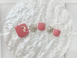 トレンド　ピンクネイル