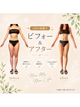 ヨサパーク リープ(YOSA PARK Leap)の写真/見た目の変化は体重より早く！痩身エステで成功体験を積み、理想の綺麗を手に入れよう☆