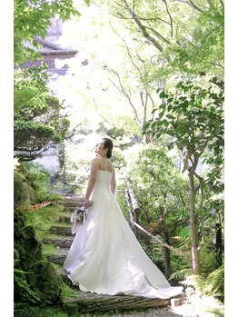 トータルビューティー メルシームーン(Merci Moon)/実際ご来店を頂いていた花嫁様♪