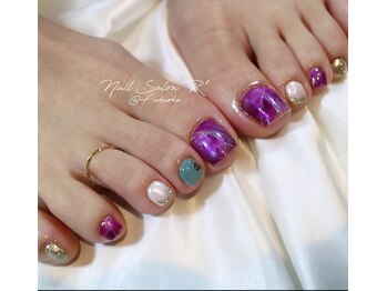 ネイルサロン R/フットネイル*スタイリング