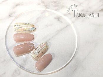 ネイルサロン マリキータ(MARIQUITA)/パステルツイード/ 冬ネイル