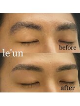 ルアン 六本木店/メンズ美眉毛スタイリング