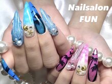 ファン(FUN)/★スカルプ10本アート乗せ放題