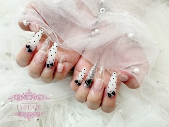 アンフレア(UnFLAIR)の写真/自爪の弱い方やイベント事にも◎モチに定評あり!シンプルスカルプ¥13000/やり放題チップスカルプ¥18000