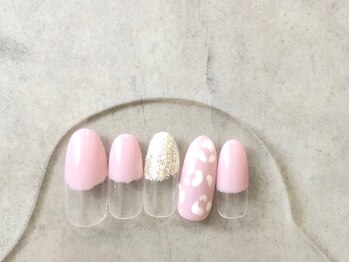 ヒョウ柄ネイル