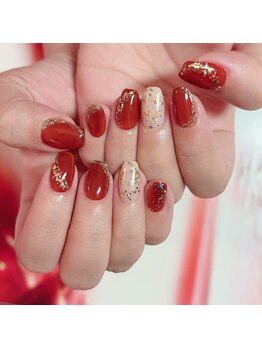 Autumnさんのための秋ネイル☆