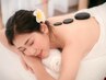 【人気SET☆】ホットストーンアロマ+温石ヘッド★全身+頭スッキリ 90分