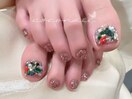 カラフルフットネイル