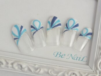 ビーネイル(Be NaiL)/爽やかプッチネイル