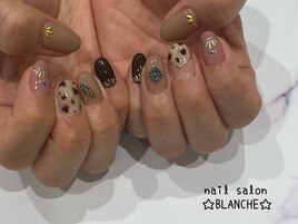 ボヘミアン風ネイル