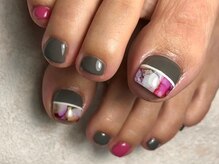 オーラリー ネイル アート メゾン(ORRERY nail art maison)/フット / タイダイ