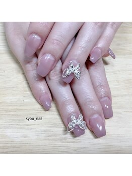 キョウネイル(kyou_nail)/10本長さだし2本アートコース