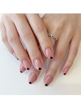 ワナネイルデザイン(wanna nail design)/【FREE90】ちびハートネイル