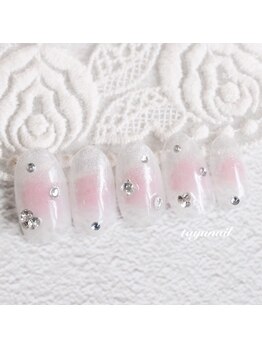 たゆ ネイル(たゆnail)/パラジェルキラキラチークネイル